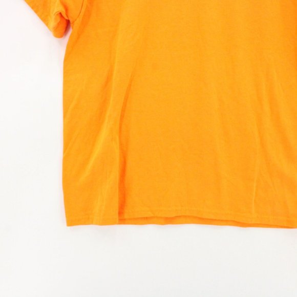 Hurley Shirt Mens Orange Short Sleeve Reckless Isolation Movie Logo Graphic L - Picture 5 of 9